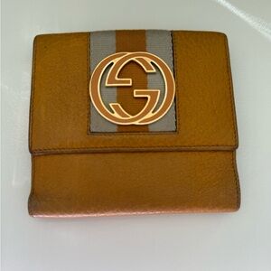 Vintage Gucci Interlocking G Compact Wallet